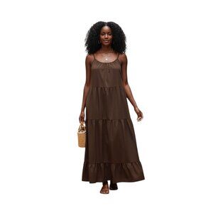 Vonda Maxi Dress Chocolate Brown Size 4XL